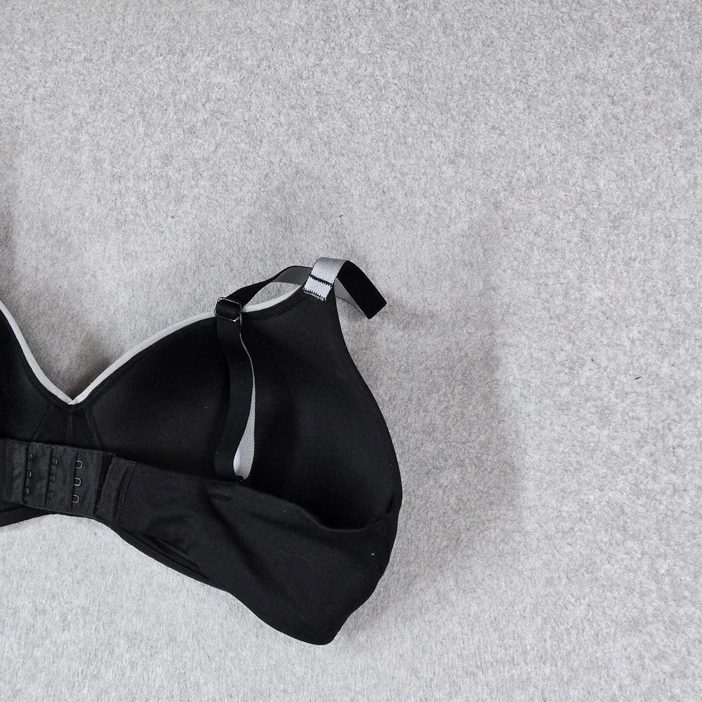 Calvin Klein Women Bra Large Black T Shirt Underwired Strap Adjustable